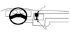ProClip Fahrzeughalter 851543 - Mittelbefestigung - Ford Orion 86-90, Ford Escort 86-90