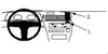 ProClip Fahrzeughalter 851826 - Mittelbefestigung - Toyota Carina 88-91