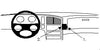 ProClip Fahrzeughalter 851852 - Winkelbefestigung- NICHT für Modelle mit Doppelairbag - Saab 9000 85-97, Saab 9000 85-98