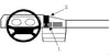 ProClip Fahrzeughalter 851858 - Mittelbefestigung - Mercedes Benz W201 (190/190E) 84-92
