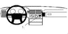 ProClip Fahrzeughalter 851936 - Winkelbefestigung - Volvo 850 92-97