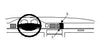 ProClip Fahrzeughalter 851952 - Winkelbefestigung - Honda Civic 92-95