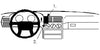 ProClip Fahrzeughalter 851993 - Mittelbefestigung - Volvo 850 92-97