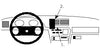ProClip Fahrzeughalter 852032 - Mittelbefestigung - Opel Calibra 91-97, Opel Vectra A 89-95