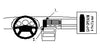ProClip Fahrzeughalter 852039 - Mittelbefestigung - Mercedes Benz SL-Klasse 89-02
