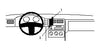 ProClip Fahrzeughalter 852058 - Mittelbefestigung- NUR für Sedan. Polo 98-99: NUR für Classic und Variant - Volkswagen Polo 95-97, Volkswagen Polo 98-99, Seat Cordoba 94-99 und weitere