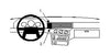 ProClip Fahrzeughalter 852111 - Mittelbefestigung - Volvo 740 91-98, Volvo 940 91-98