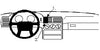 ProClip Fahrzeughalter 852127 - Mittelbefestigung, groß - Volvo 850 92-97
