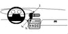 ProClip Fahrzeughalter 852140 - Mittelbefestigung - Plymouth Stratus 95-00, Chrysler Stratus 95-00