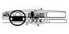 ProClip Fahrzeughalter 852156 - Mittelbefestigung, hoch - Mercury Grand Marquis 95-10, Mercury Marauder 03-05, Ford Crown Victoria 95-12