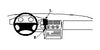 ProClip Fahrzeughalter 852175 - Mittelbefestigung - Ford Escort 95½-00, Ford Escort Express 98-01, Ford Escort 95b-00