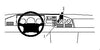 ProClip Fahrzeughalter 852186 - Mittelbefestigung - Volkswagen LT28/LT31/LT35/LT46 97-05, Mercedes Benz Sprinter 95-99