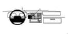 ProClip Fahrzeughalter 852219 - Mittelbefestigung- NUR für manuelle Verschiebung - Toyota Traveler 96-05, Toyota HiAce 96-12