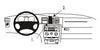 ProClip Fahrzeughalter 852226 - Mittelbefestigung - Opel Vectra B 96-01
