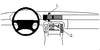 ProClip Fahrzeughalter 852244 - Mittelbefestigung - Lexus SC Series 92-00