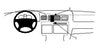 ProClip Fahrzeughalter 852249 - Mittelbefestigung - Toyota LandCruiser Hg 80 95-98, Lexus LX Series 95-98, Toyota LandCruiser 95-98