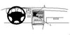 ProClip Fahrzeughalter 852254 - Mittelbefestigung - Toyota T100 95-98