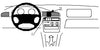 ProClip Fahrzeughalter 852285 - Mittelbefestigung - Peugeot 406 96-03