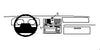 ProClip Fahrzeughalter 852297 - Mittelbefestigung - Toyota Traveler 96-05, Toyota HiAce 96-12