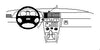 ProClip Fahrzeughalter 852333 - Mittelbefestigung - Audi A3 97-02, Audi S3 97-02