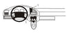 ProClip Fahrzeughalter 852335 - Mittelbefestigung - Peugeot Partner 97-02, Citroen Berlingo 97-02