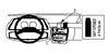 ProClip Fahrzeughalter 852373 - Mittelbefestigung - Ford F-Series 250 87-91, Ford F-Series 150 87-91