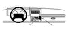 ProClip Fahrzeughalter 852384 - Winkelbefestigung - Jeep Wrangler 97-02, Jeep Sahara 97-02