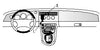 ProClip Fahrzeughalter 852429 - Mittelbefestigung - Jaguar XK8 / XKR 97-06, Jaguar XK-Series 97-06