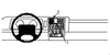 ProClip Fahrzeughalter 852459 - Mittelbefestigung - Jeep Cherokee 97-01