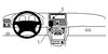 ProClip Fahrzeughalter 852491 - Mittelbefestigung - Toyota Corolla 98-99