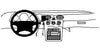 ProClip Fahrzeughalter 852510 - Mittelbefestigung - Mercedes Benz A-Klasse 98-00