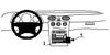 ProClip Fahrzeughalter 852511 - Winkelbefestigung - Mercedes Benz A-Klasse 98-00