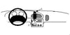 ProClip Fahrzeughalter 852523 - Mittelbefestigung - Dodge Grand Caravan 96-00, Plymouth Voyager 96-00, Chrysler Voyager 96-00 und weitere