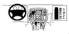 ProClip Fahrzeughalter 852643 - Mittelbefestigung- NUR für Modelle mit doppelter DIN-großer Front - Toyota LandCruiser 100 98-01, Toyota LandCruiser 99-02