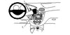 ProClip Fahrzeughalter 852667 - Mittelbefestigung - Ford Focus 00-04, Ford Focus 99-04