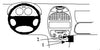 ProClip Fahrzeughalter 852675 - Winkelbefestigung - Peugeot 206 99-08