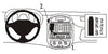 ProClip Fahrzeughalter 852695 - Mittelbefestigung - Renault Clio I 99-01