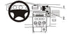 ProClip Fahrzeughalter 852713 - Mittelbefestigung - Opel Zafira A 99-04