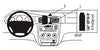 ProClip Fahrzeughalter 852771 - Mittelbefestigung - Mercury Sable 00-07, Ford Taurus 00-07