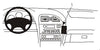 ProClip Fahrzeughalter 852774 - Winkelbefestigung - Lincoln LS 00-06, Ford Thunderbird 02-05
