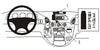 ProClip Fahrzeughalter 852796 - Mittelbefestigung- NUR für manuelle Gangschaltung - Mercedes Benz Sprinter 00-06