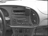 ProClip Fahrzeughalter 852830 - Mittelbefestigung- NICHT für Holzmaserungsplatten/Kevlar-Look - Saab 9-3 98-02