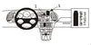 ProClip Fahrzeughalter 852830 - Mittelbefestigung- NICHT für Holzmaserungsplatten/Kevlar-Look - Saab 9-3 98-02