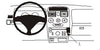 ProClip Fahrzeughalter 852834 - Winkelbefestigung - Opel Agila 00-06