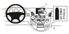 ProClip Fahrzeughalter 852837 - Mittelbefestigung, hoch - Mercedes Benz Sprinter 00-06