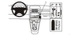 ProClip Fahrzeughalter 852838 - Winkelbefestigung- NICHT für Modelle mit Navigationsbildschirm - Audi A2 01-05, Audi S2 01-05