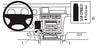 ProClip Fahrzeughalter 852890 - Mittelbefestigung - Toyota Avalon 00-07, Toyota Avalon 00-04