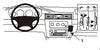 ProClip Fahrzeughalter 852897 - Winkelbefestigung - Chrysler Sebring Limo 01-06, Dodge Stratus Limo 01-06, Chrysler Stratus 01-07 und weitere
