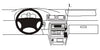 ProClip Fahrzeughalter 852906 - Winkelbefestigung - Toyota Camry 97-01