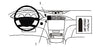 ProClip Fahrzeughalter 852910 - Mittelbefestigung - Renault Laguna 01-04